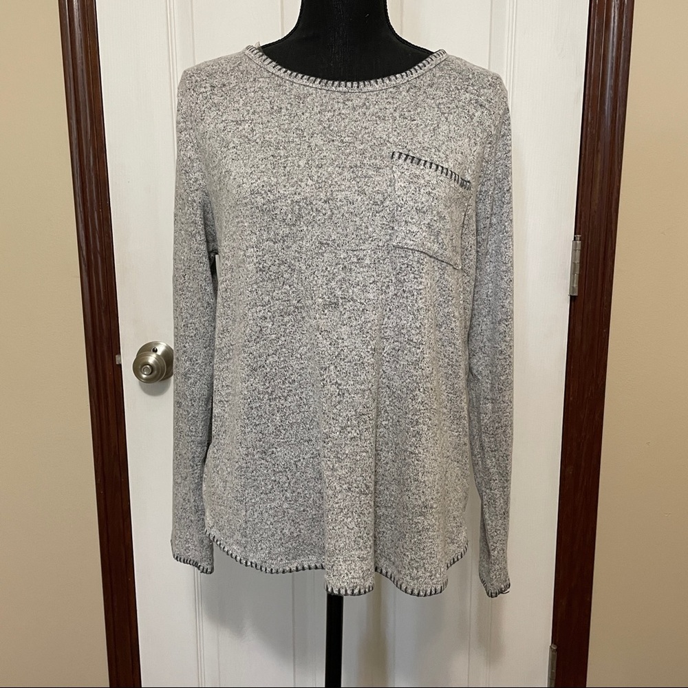 Pink clover knit top